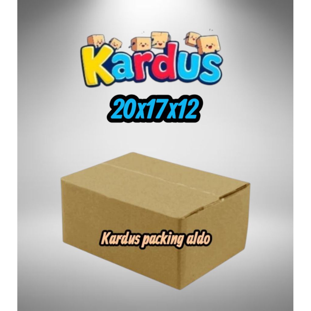kardus box packing 20x17x12