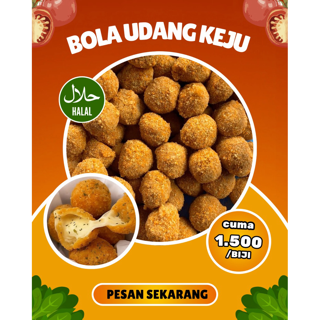 BOLA UDANG KEJU LUMER BOLA BOLA UDANG KEJU 1 PCS