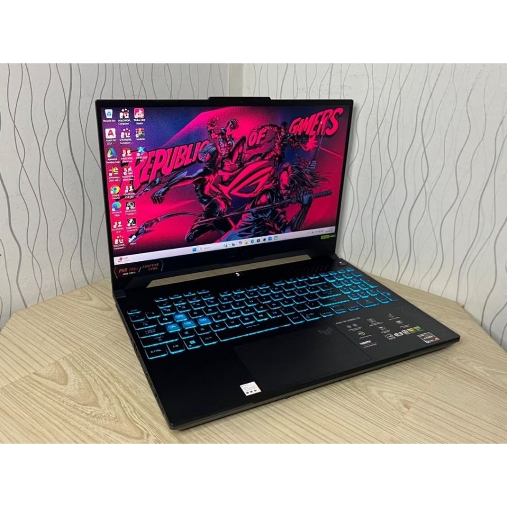 ASUS TUF GAMING A15 FA507NV RTX 4060 8GB RYZEN 7-7735HS  RAM 16GB/SSD 512GB+1TB NVME