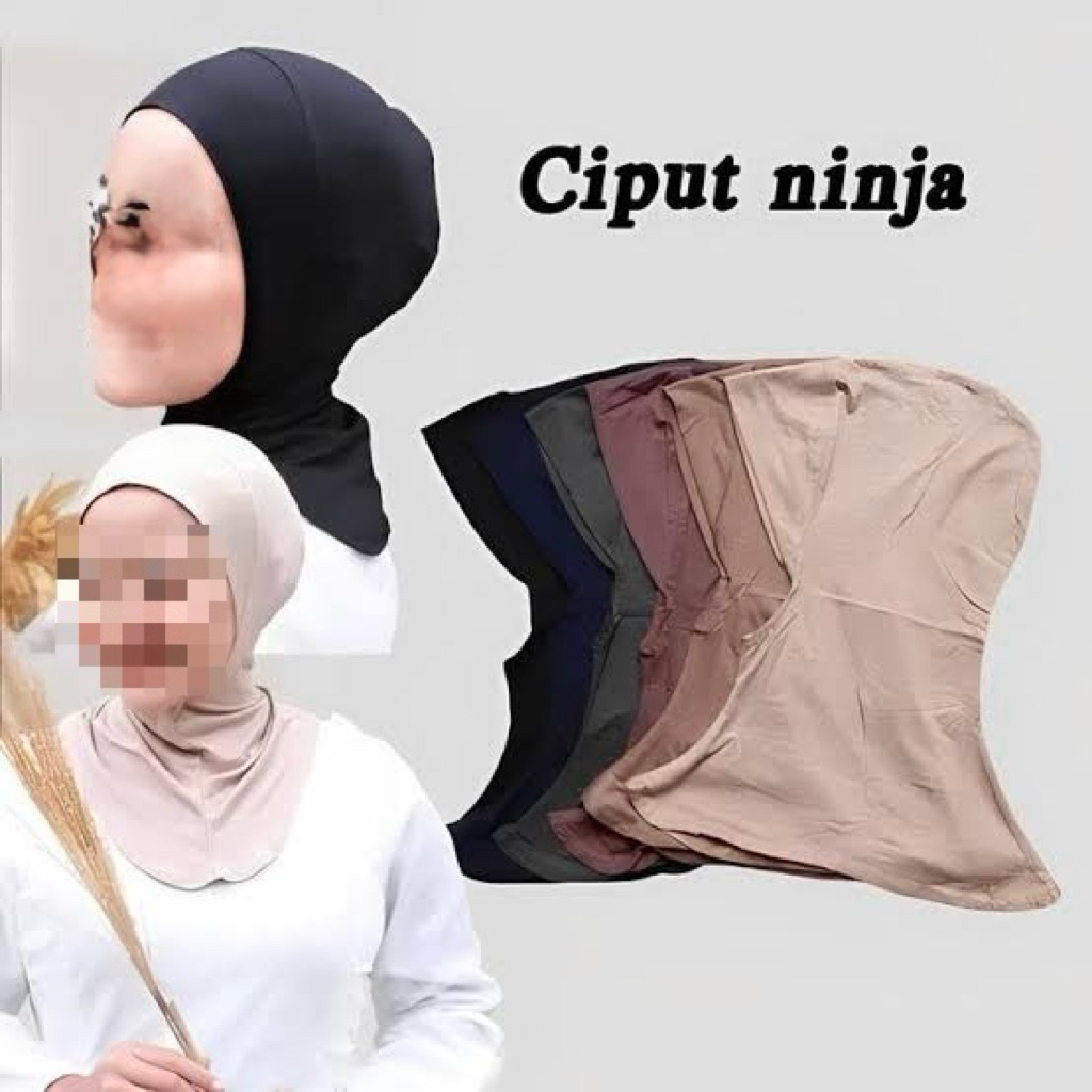 Ciput ninja rayon resleting