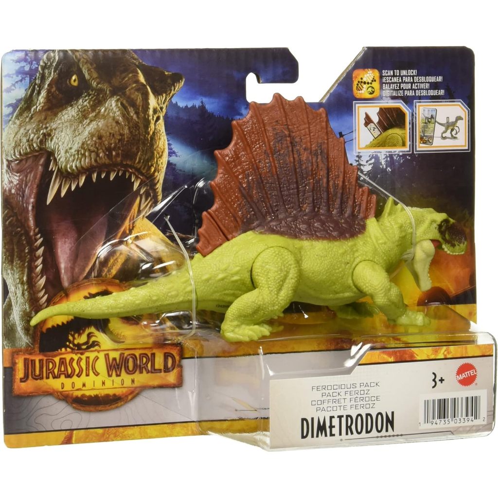 Jurassic World Dominion Ferocious Pack Green Dimetrodon