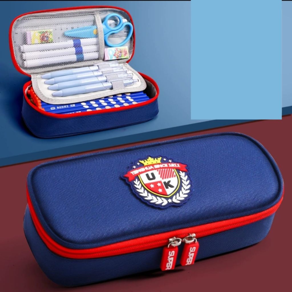 

Kotak Pensil Resleting Anti Pecah Model Kampus University Tempat Pensil Kapasitas Besar