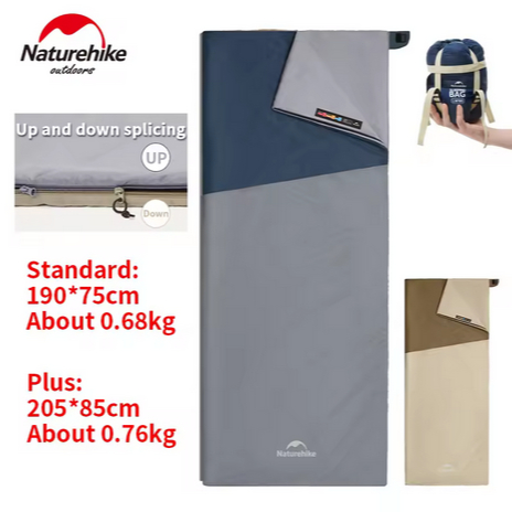 SLEEPING BAG SUNNY PL01 SQUARE ENVELOPE NATUREHIKE CNK2550WS026
