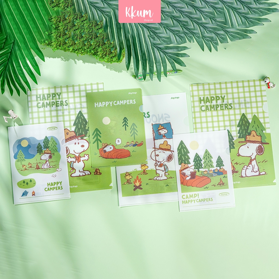 

Map File Plastic A4 ( 2 PCS ) Karakter Lucu / Document Bag PVC Snoopy Peanut