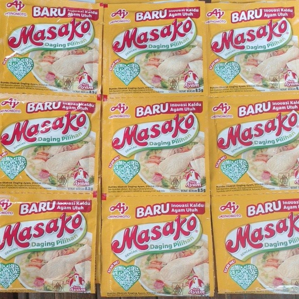 

Masko ayam kemasan saset isi 48pcs