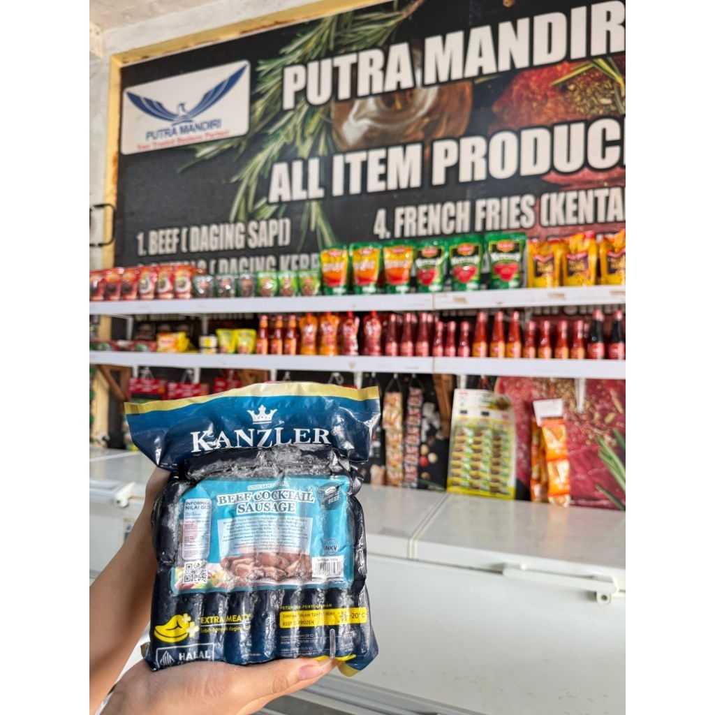 

SOSIS KANZLER BEEF COCKTAIL 500GR