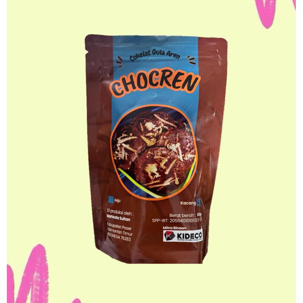 

Chocren Kue Cokelat Gula Aren Khas Kaltim - Oleh-Oleh Kalimantan Timur - Rasa kacang