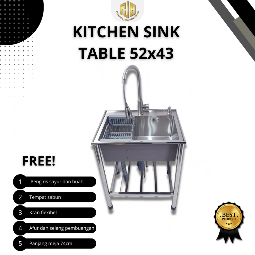 Kitchen Sink Portable Ukuran 5243 / Kitchen Sink Meja