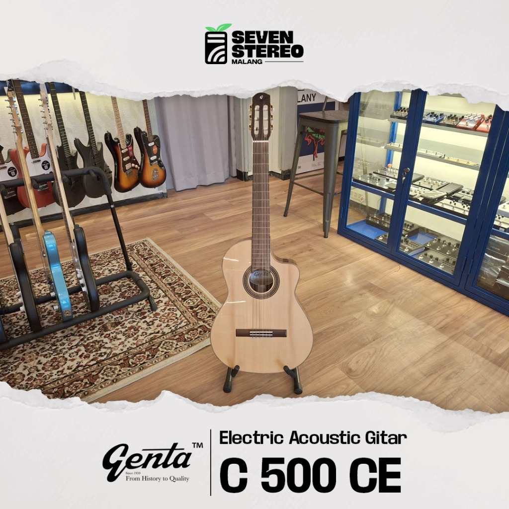 Gitar Genta C 500 CE Gitar Akustik Elektrik