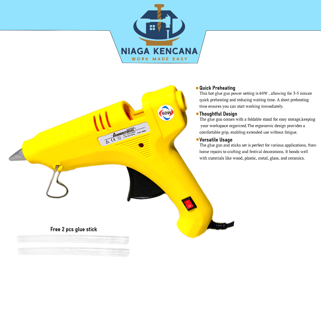 Glue Gun/Lem Tembak  Kuning