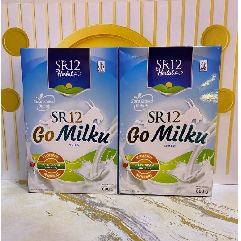 

SR12 GO MILKU Original 200gr susu kambing etawa halal