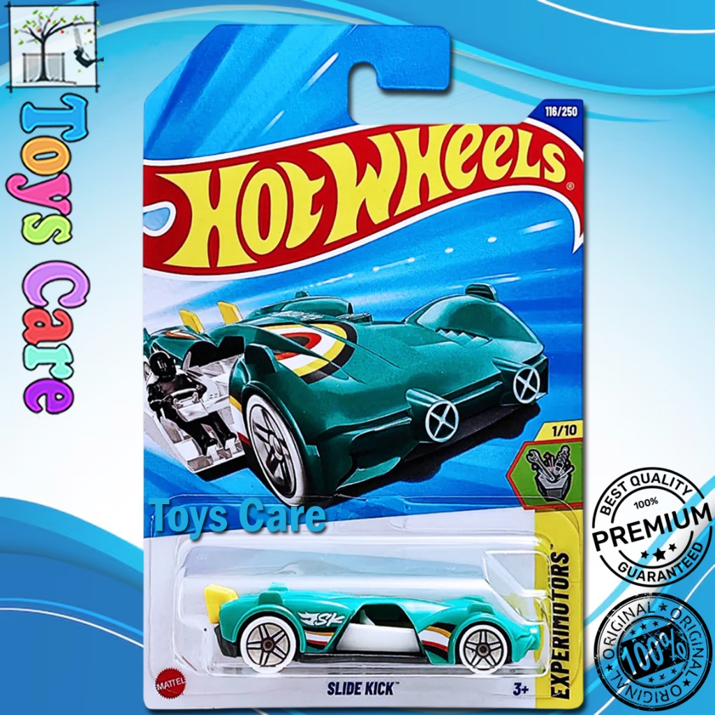 Hot Wheels Slide Kick Hijau 2025 HW Experimotors