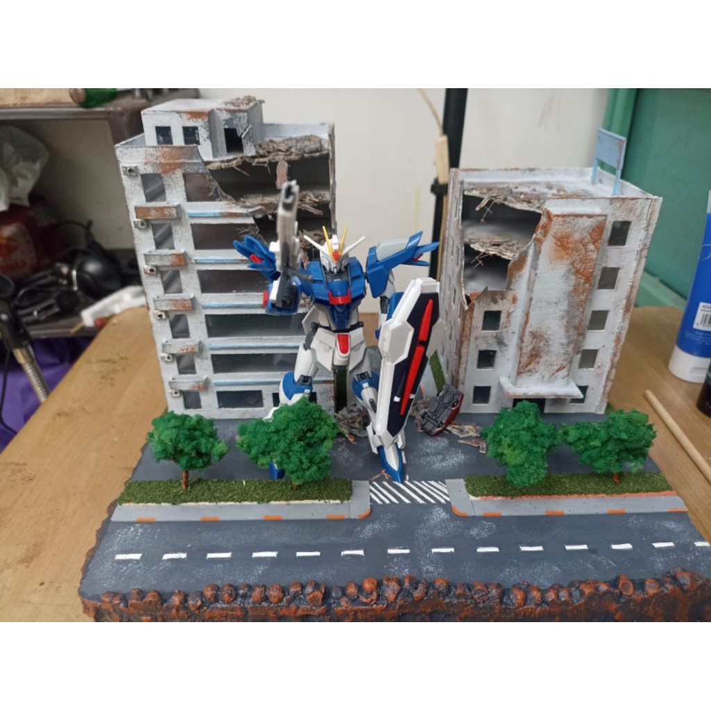 Diorama untuk Gundam (no figure)