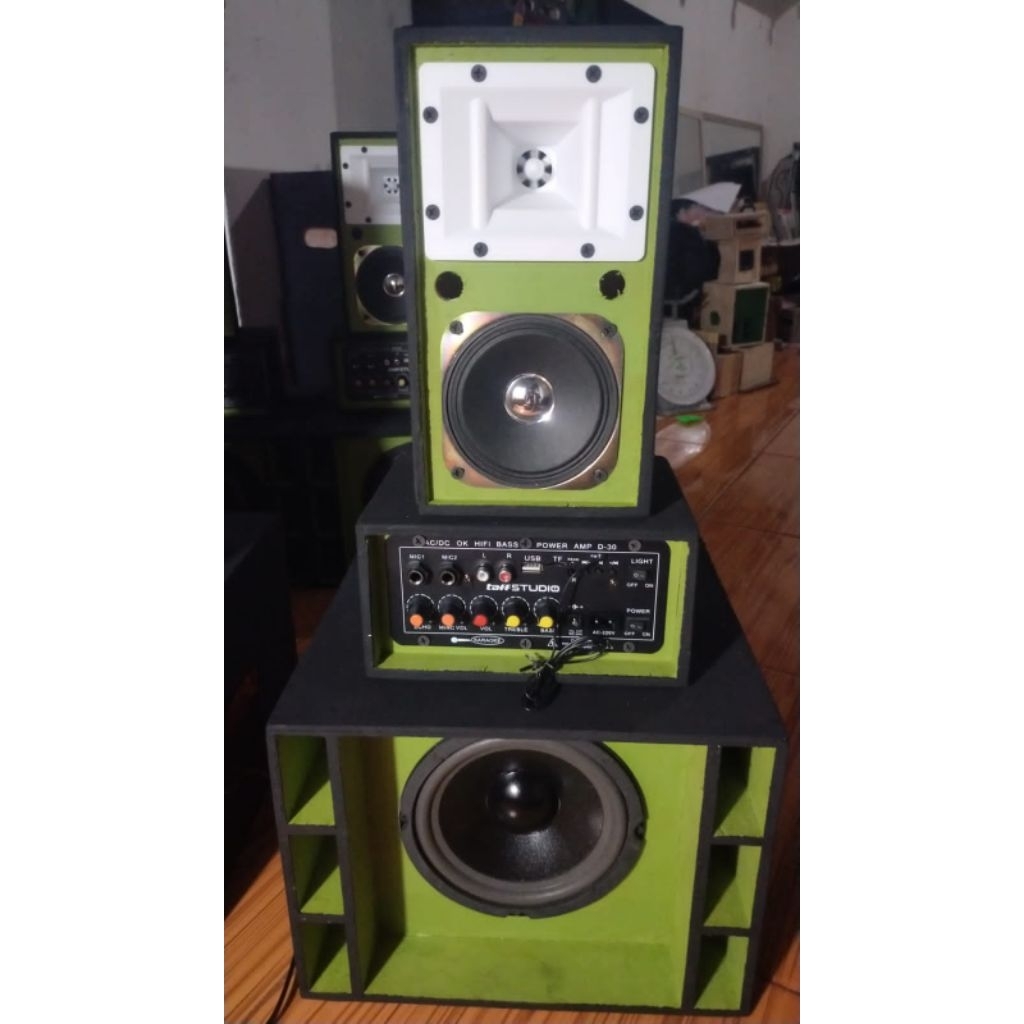 Paket Sound Miniatur 6 Inch Single Siap Bunyi
