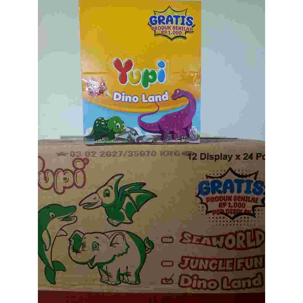 

Sehati Snack - Permen Yupi Dino Land | 1pack (24pcs)