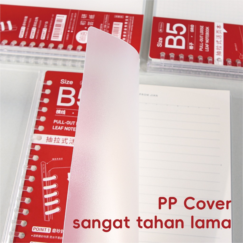 

Notebook Pembelajaran Yang Efisien Siswa Dapat Dilepas Dan Diganti Notebook B5 Longgar Buku Pelindung Mata Kertas Persegi Halaman Horizontal Halaman Dalam Dapat Dipilih