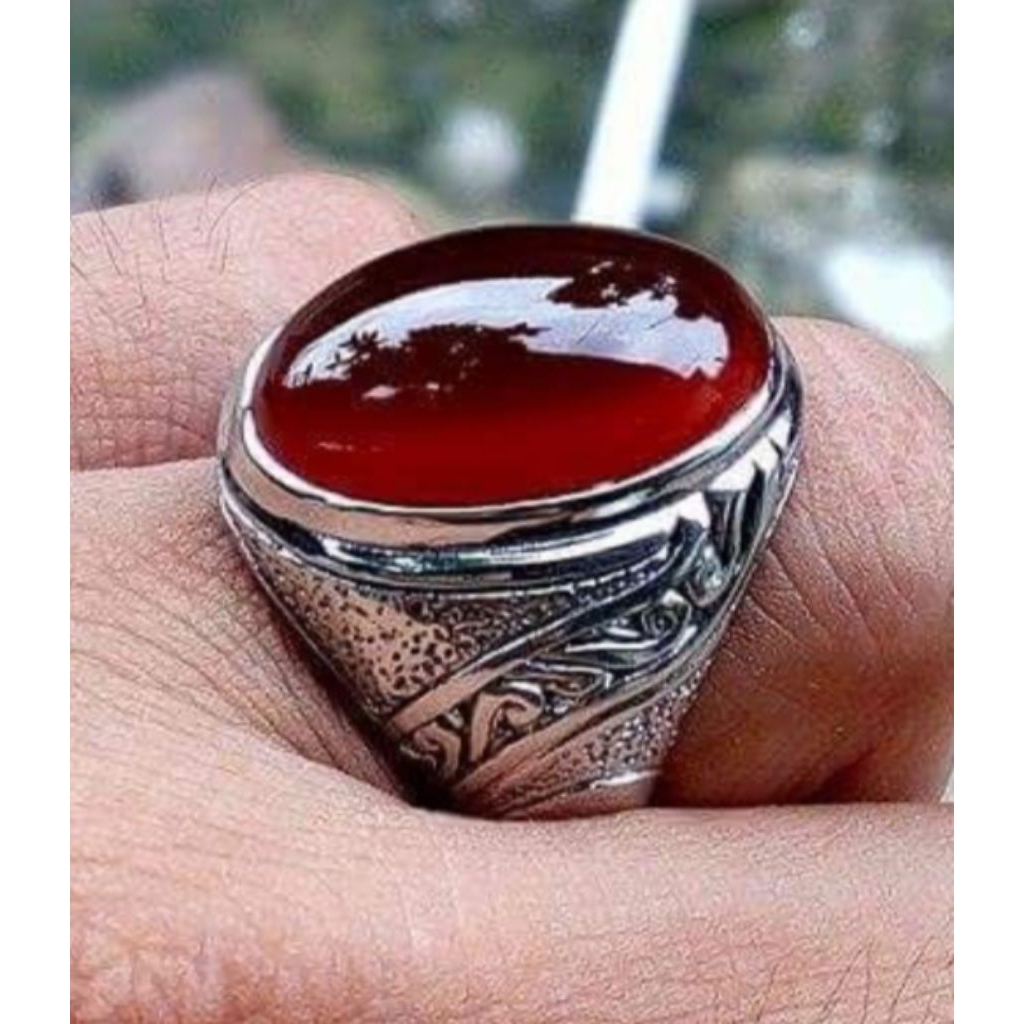 Batu akik Red Raflesia Bengkulu super