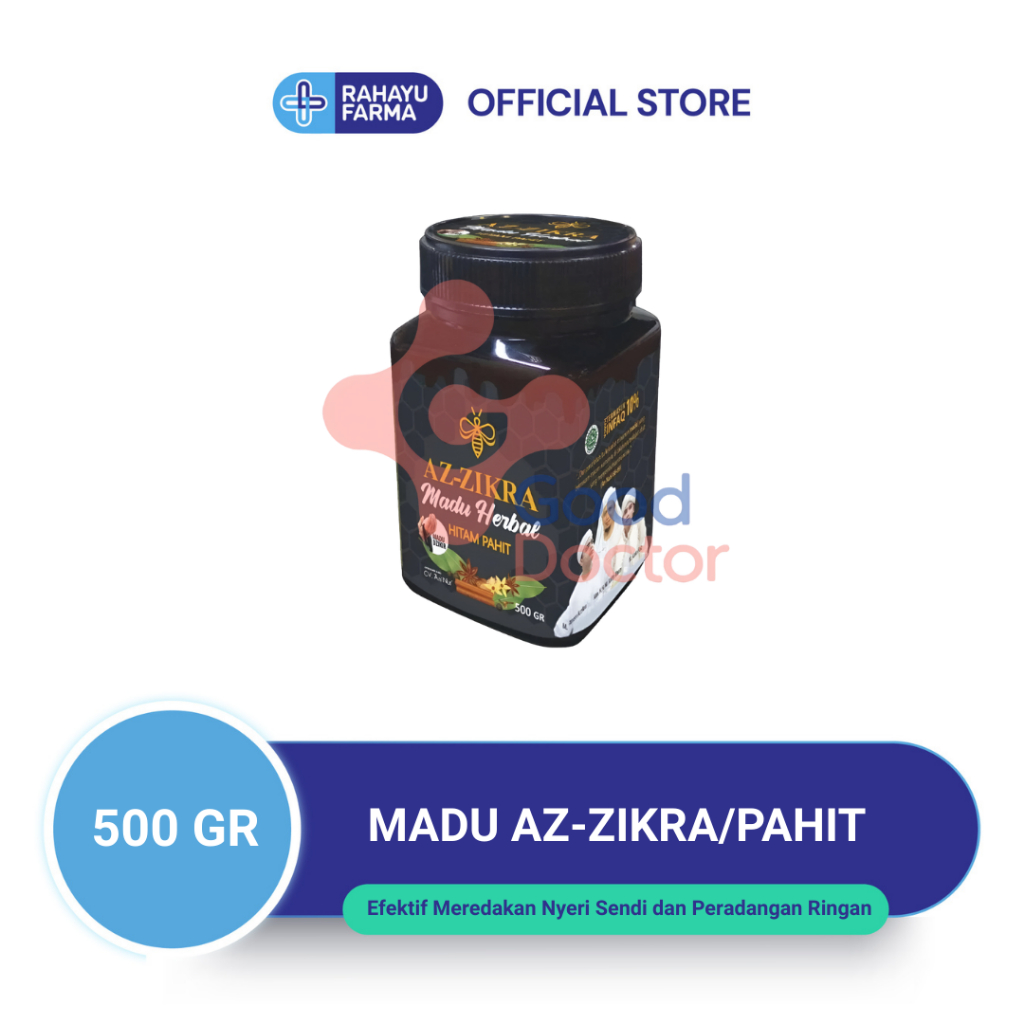

MADU AZ-ZIKRA 500 GR/PAHIT - Madu Hitam / Madu Azzikra Az-Zikra Hitam Pahit 500gr Asli BPOM