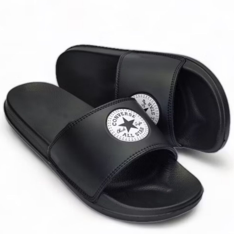 sandal selop pria slip on sandal slide sandal selop distro tanpa lem sandal Converse All Star full h