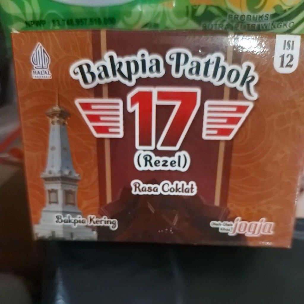 

Bakpia pathok jogjakarta rasa coklat isi 12 biji