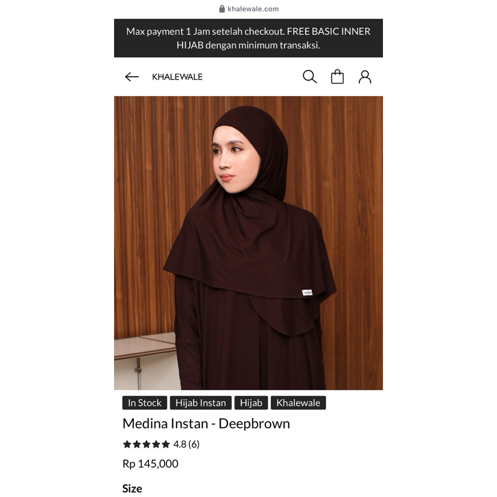 MEDINA INSTAN DEEP BROWN MEDIUM KHALEWALE