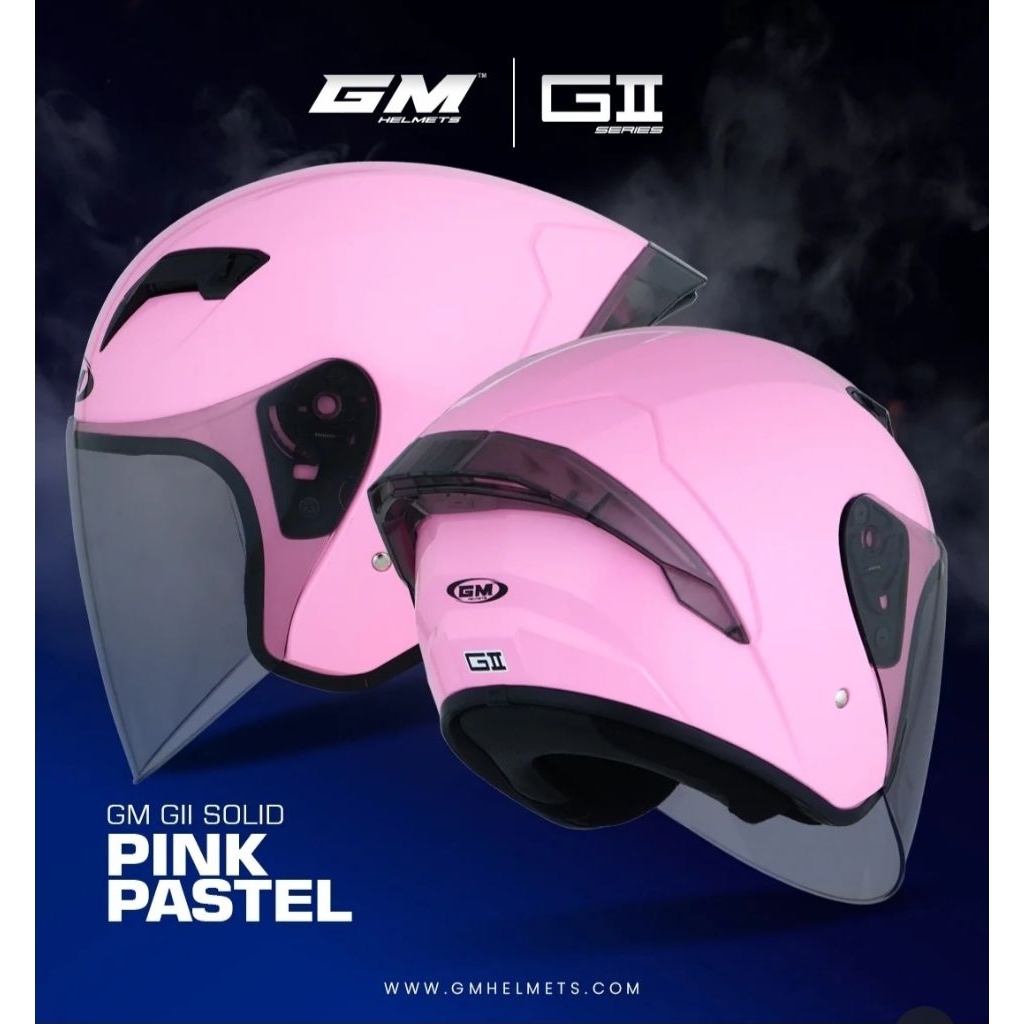 Helm GM GII Solid Pink Pastel / GM G2