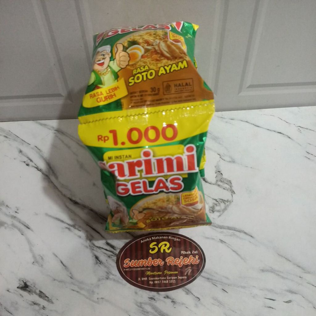 

SARIMI GELAS RASA SOTO AYAM BERAT 300 GRAM