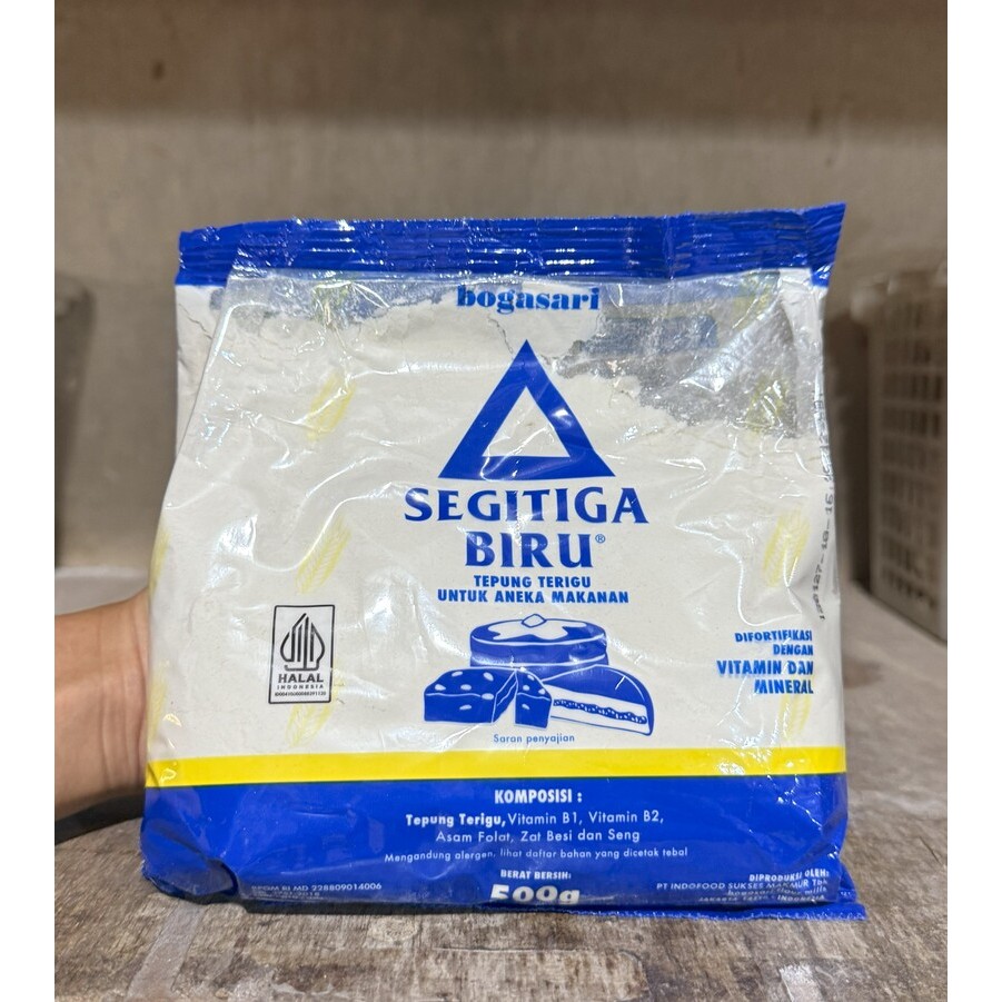 

[JATIM] TEPUNG TERIGU SEGITIGA BIRU / TEPUNG TERIGU 500 GRAM