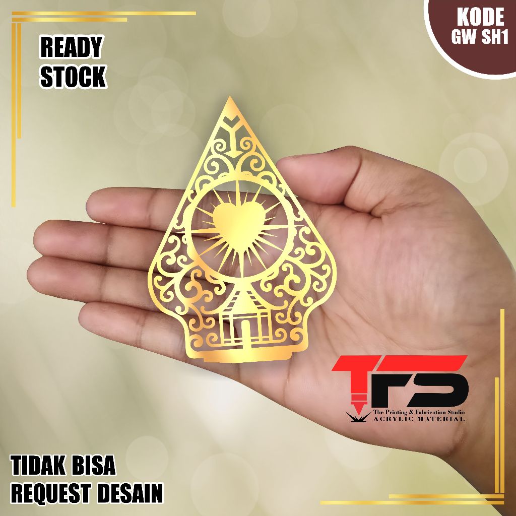 Gunungan Logo PSHT Akrilik Dekorasi Mahar || Hiasan Mahar Custom Akrilik Logo PSHT