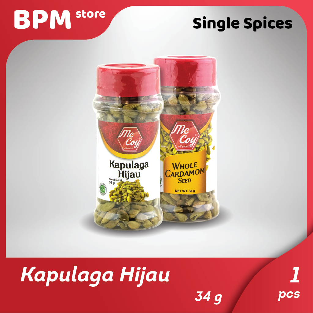 

McCoy Kapulaga Hijau – Rempah Aromatik Khas Timur Tengah