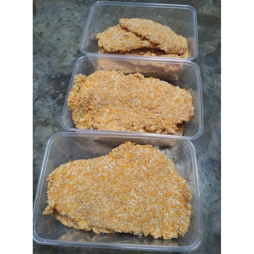 

chicken katsu frozen food 400gram(4-5 slice)