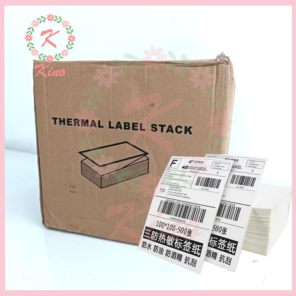 

Thermal Paper 500 pcs Thermal Kertas Kotak 100 x 150