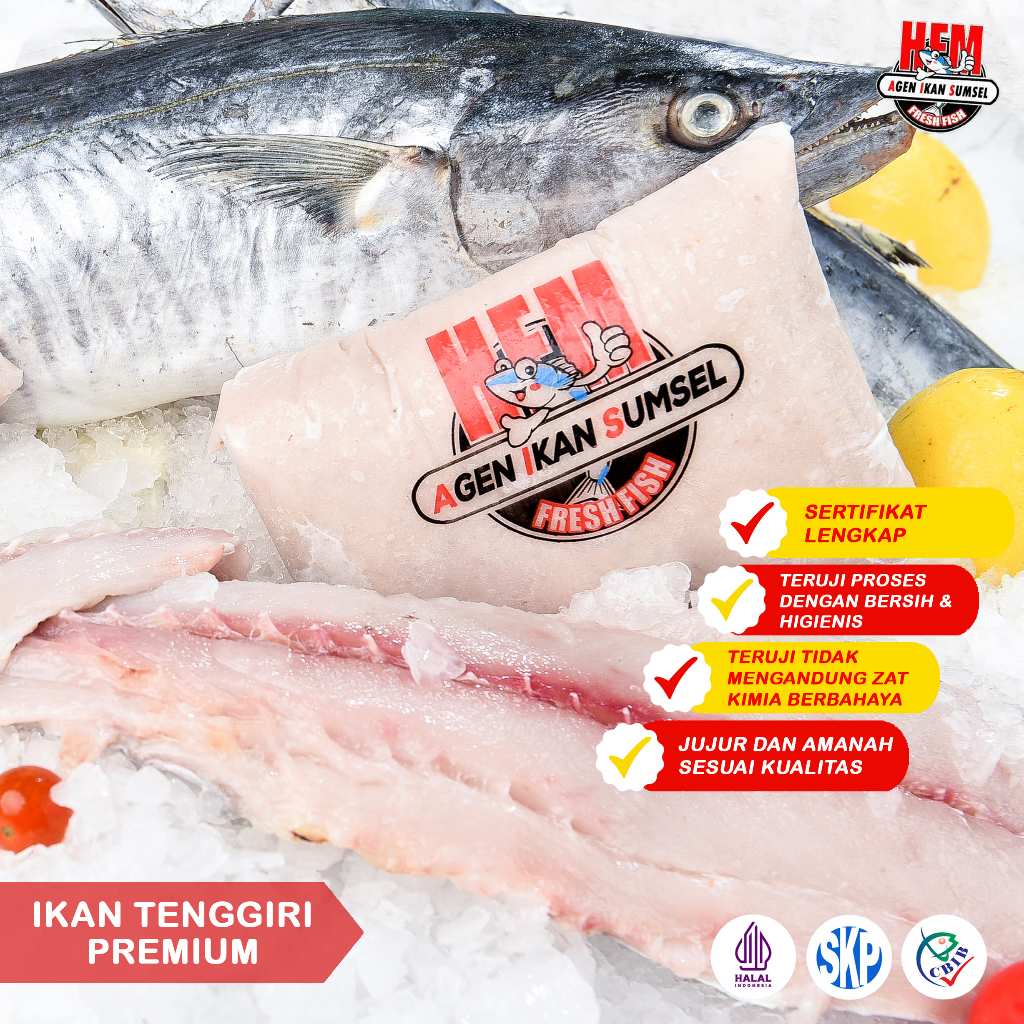 

Ikan Giling Tenggiri Super HFM . Berat 2 Kg