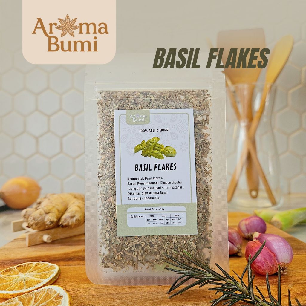 

Aroma Bumi - Basil Flakes Rempah Premium Murah