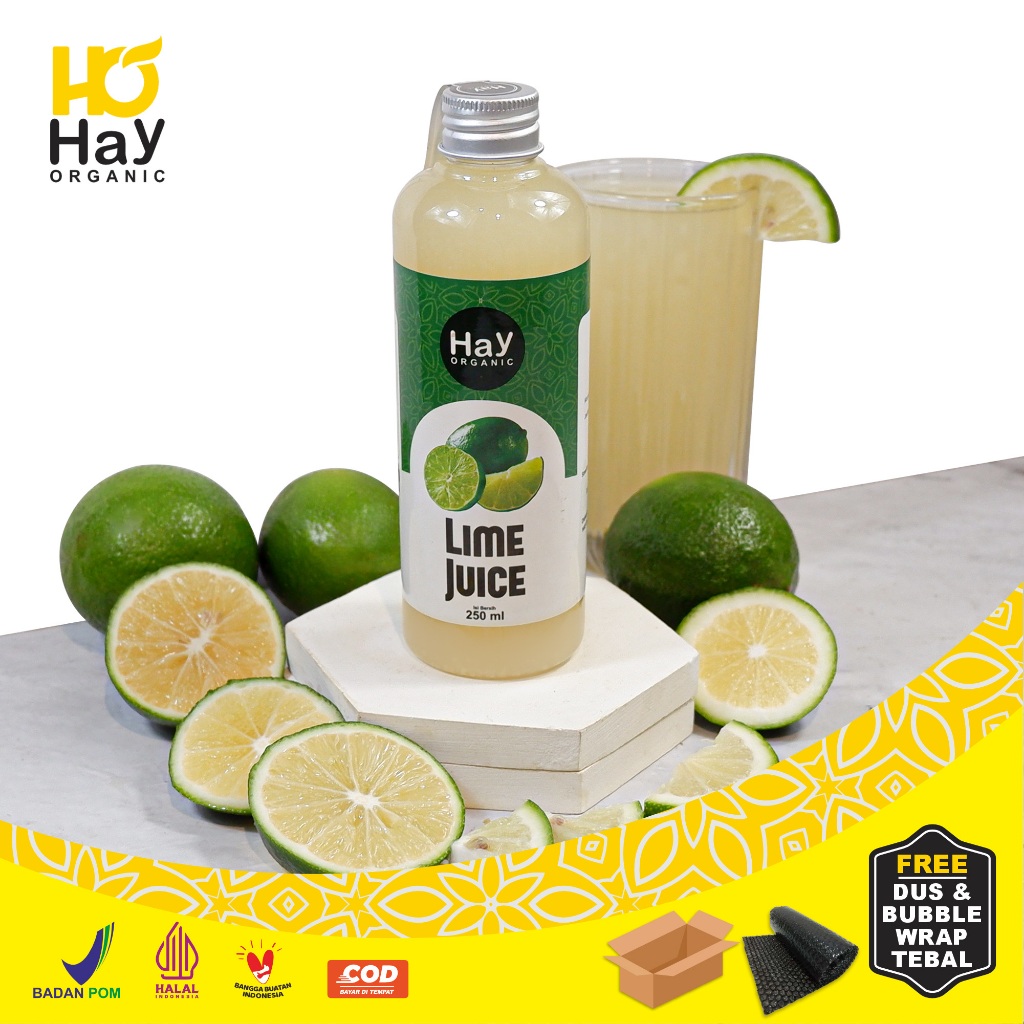 

Hay Organic - Sari Jeruk Nipis Murni 250 ml Pure Lime Juice Fresh