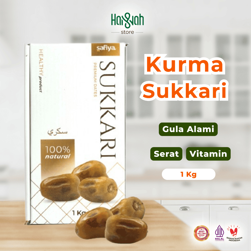 

Kurma Sukari Safiya 1 Kg Kurma Raja Basah Lembut Premium