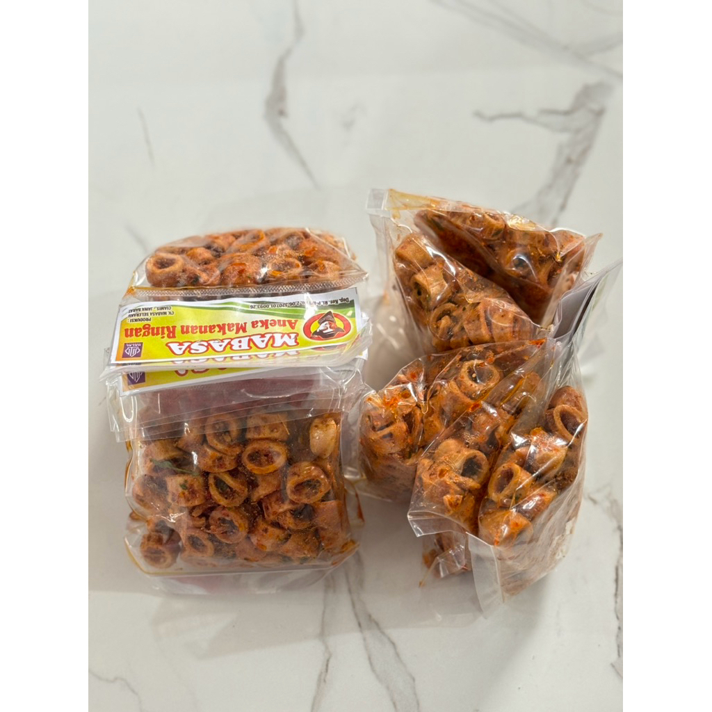 

Sotong pedas daun jeruk isi 5pcs | (Snack camilan murah organik| Gurih | Renyah | Pedas | Camilan | Asin | Rasa pedas)