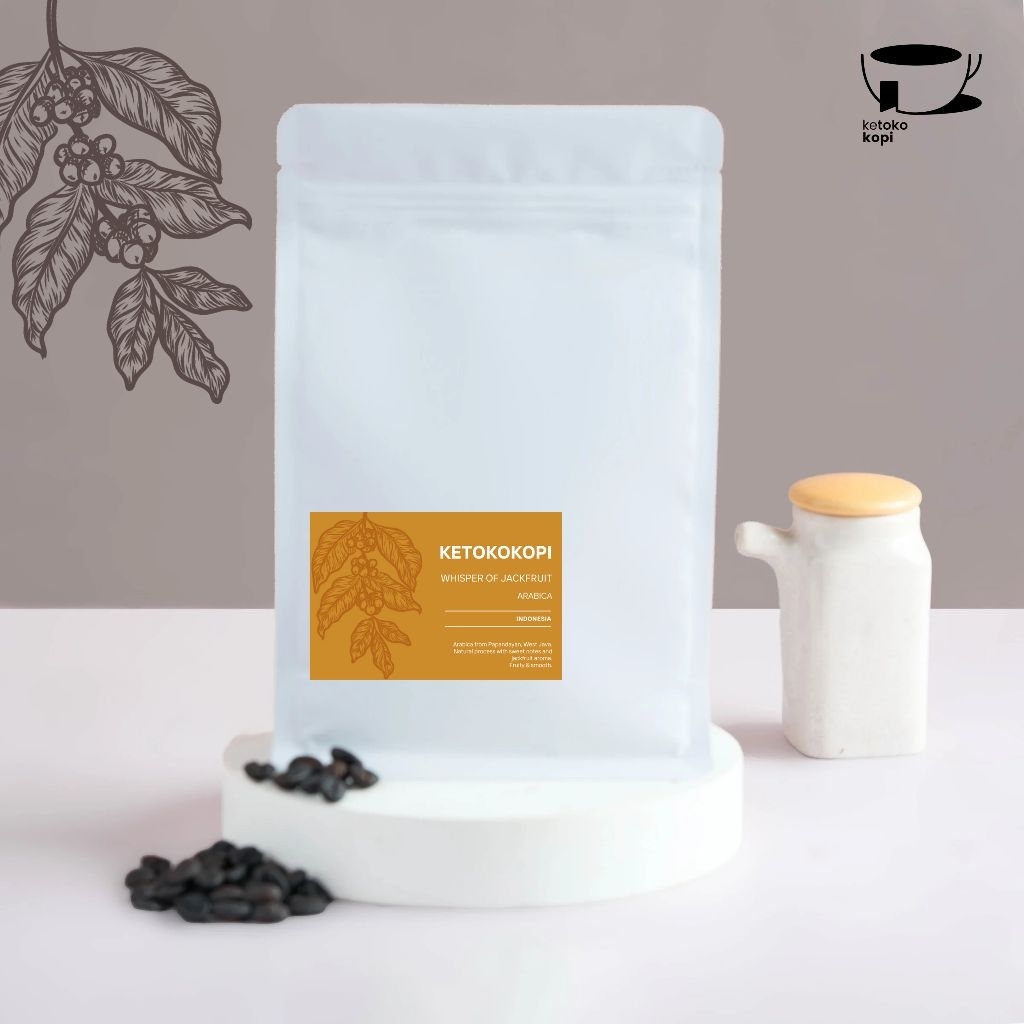 

Kopi Whisper of Jackfruit 200 gram - 100% Arabica dengan Esence Nangka