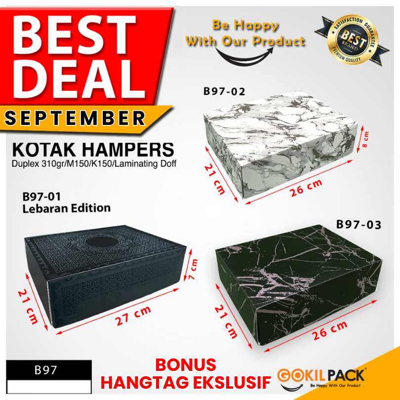 

Box Hampers - Kotak Kado - Gift box Premium - Dus Packaging - B97