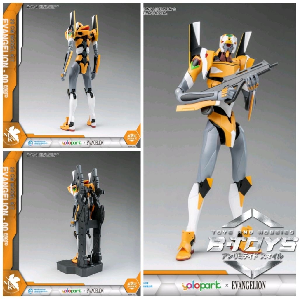 Yolopark evangelion AMK Series EVA-00 Evangelion Proto Type Model Kit