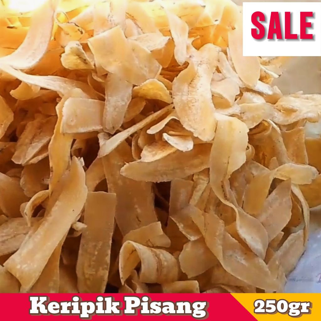 

Keripik Pisang Gurih Crispy 200 gram