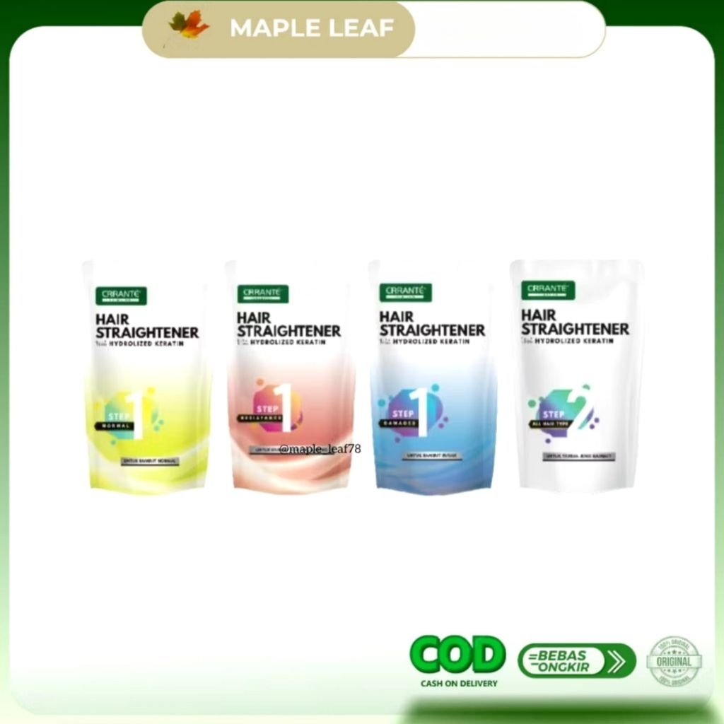 Crrante Hair Straightener With Hydrolized Keratin