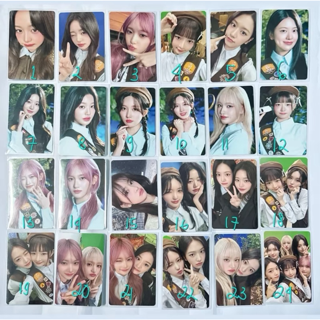 [READY STOCK] IVE PHOTOCARD OFFICIAL SCOUT FANCON