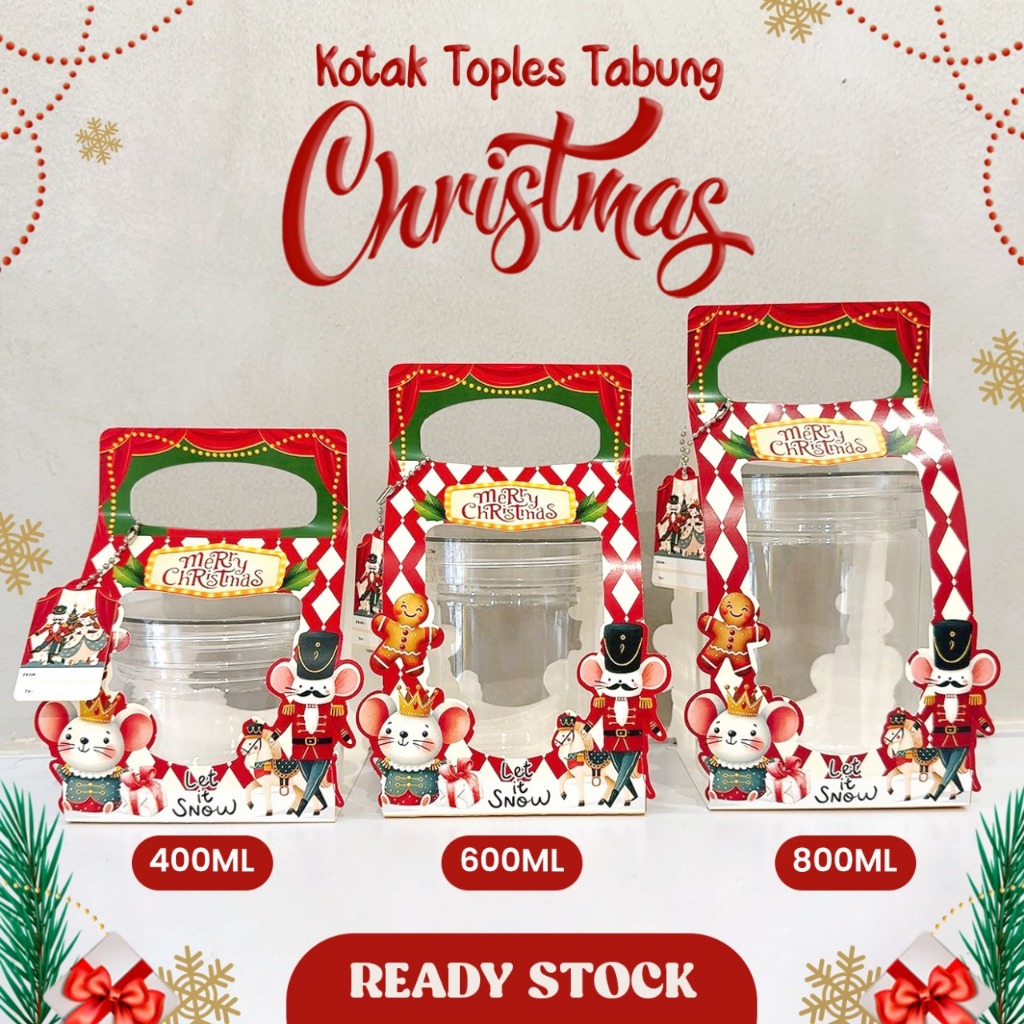 

READY STOCK SIAP KIRIM -10SET KOTAK TOPLES TABUNG EDISI NATAL /CHRISTMAS HAMPERS