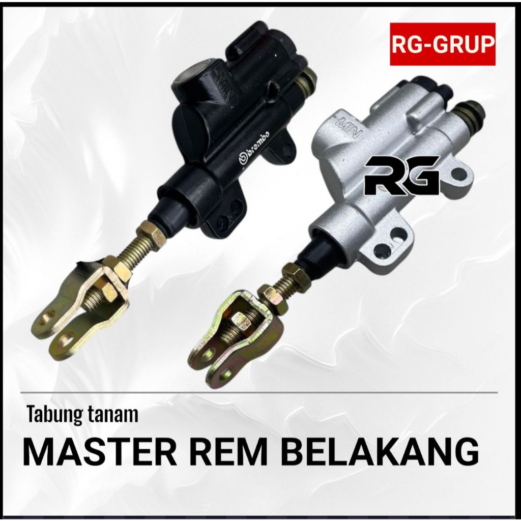 SILVER (tabung nyatu) TONJOKAN MASTER HANDLE REM BELAKANG CNC TONJOKAN REM BELAKANG UNTUK MOTOR NINJ