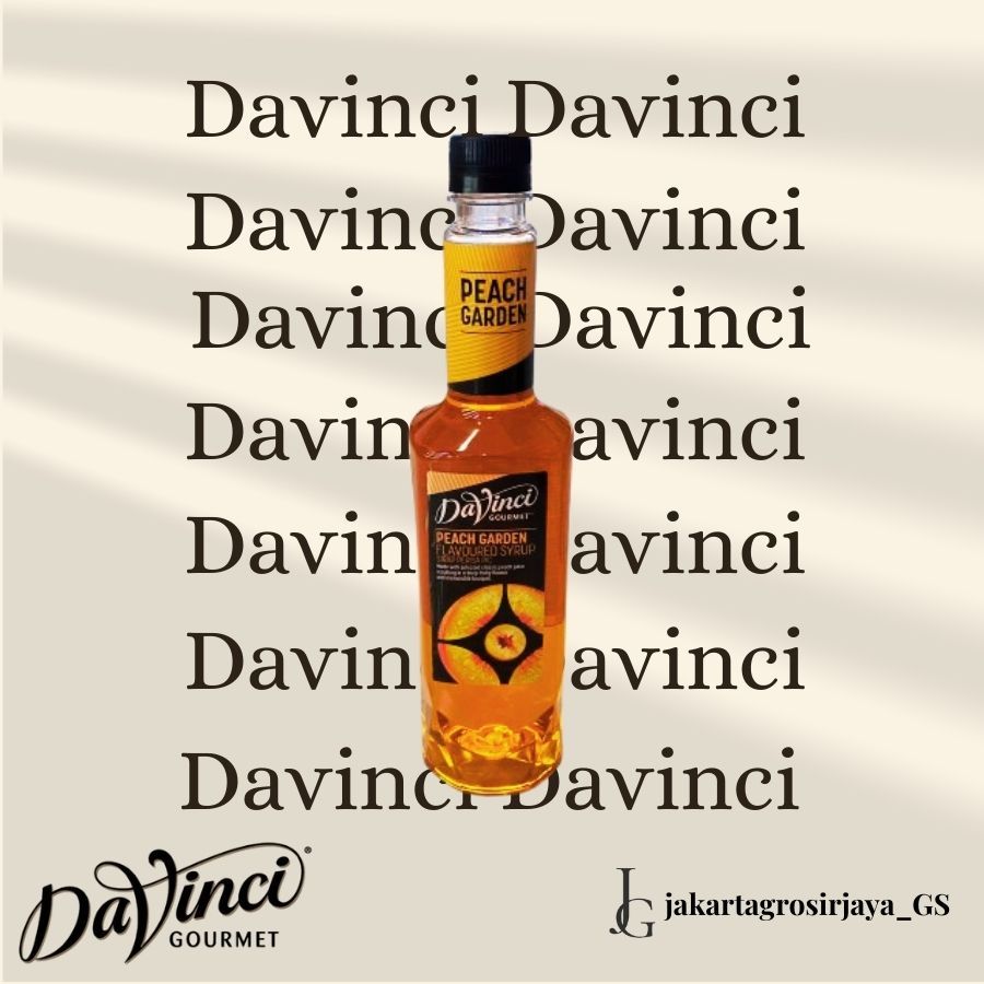 

Davinci Syrup Peach Garden 750 ml - Sirup Rasa Buah Persik