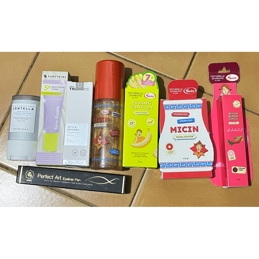 

NEW/PRELOVED SKINCARE MAKEUP KETERANGAN DI DESKIPSI, ERHA X SASA SOMETHINC SKIN1004 VIVA
