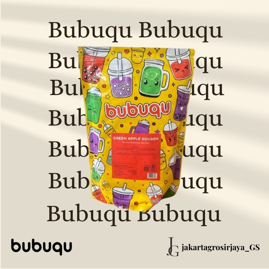 

Bubuqu Powder Drink Green Apple - Bubuk Minuman Apel Hijau 1 Kg