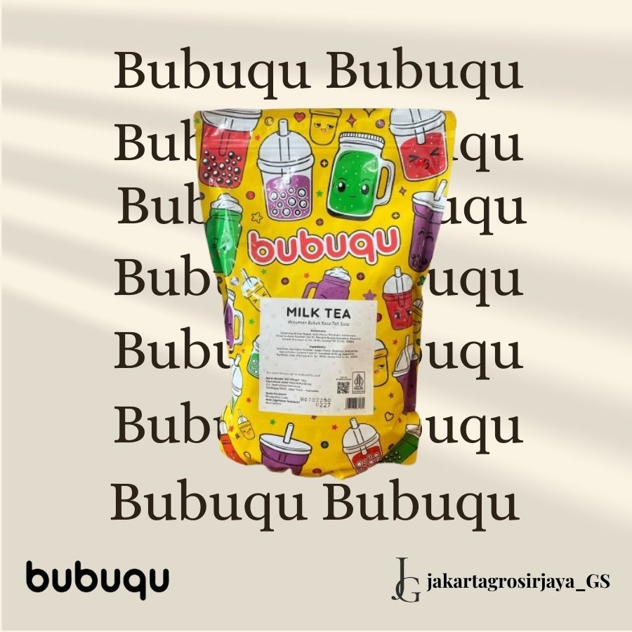 

Bubuqu Powder Drink Milk Tea - Bubuk Minuman Teh Susu 1 Kg