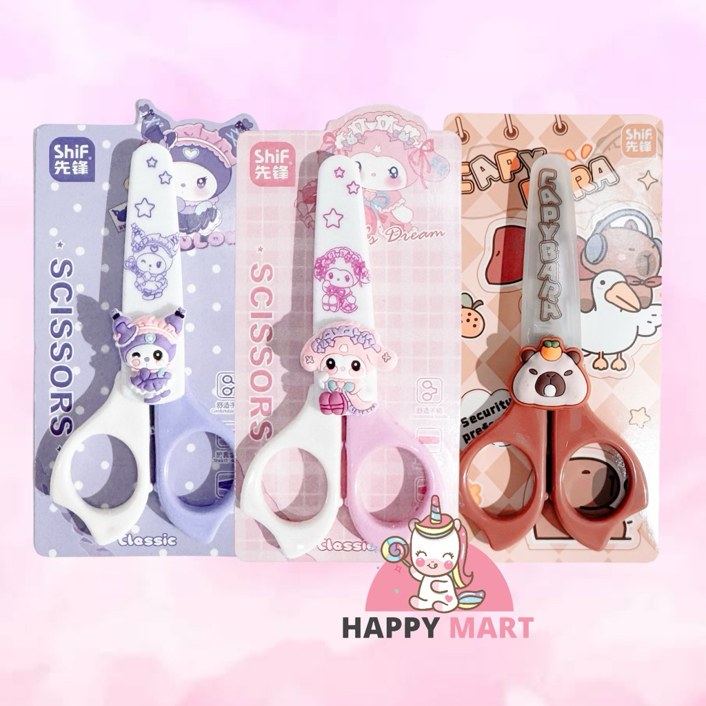 

Gunting Karakter Imut untuk Anak – Kuromi, My Melody, Capybara